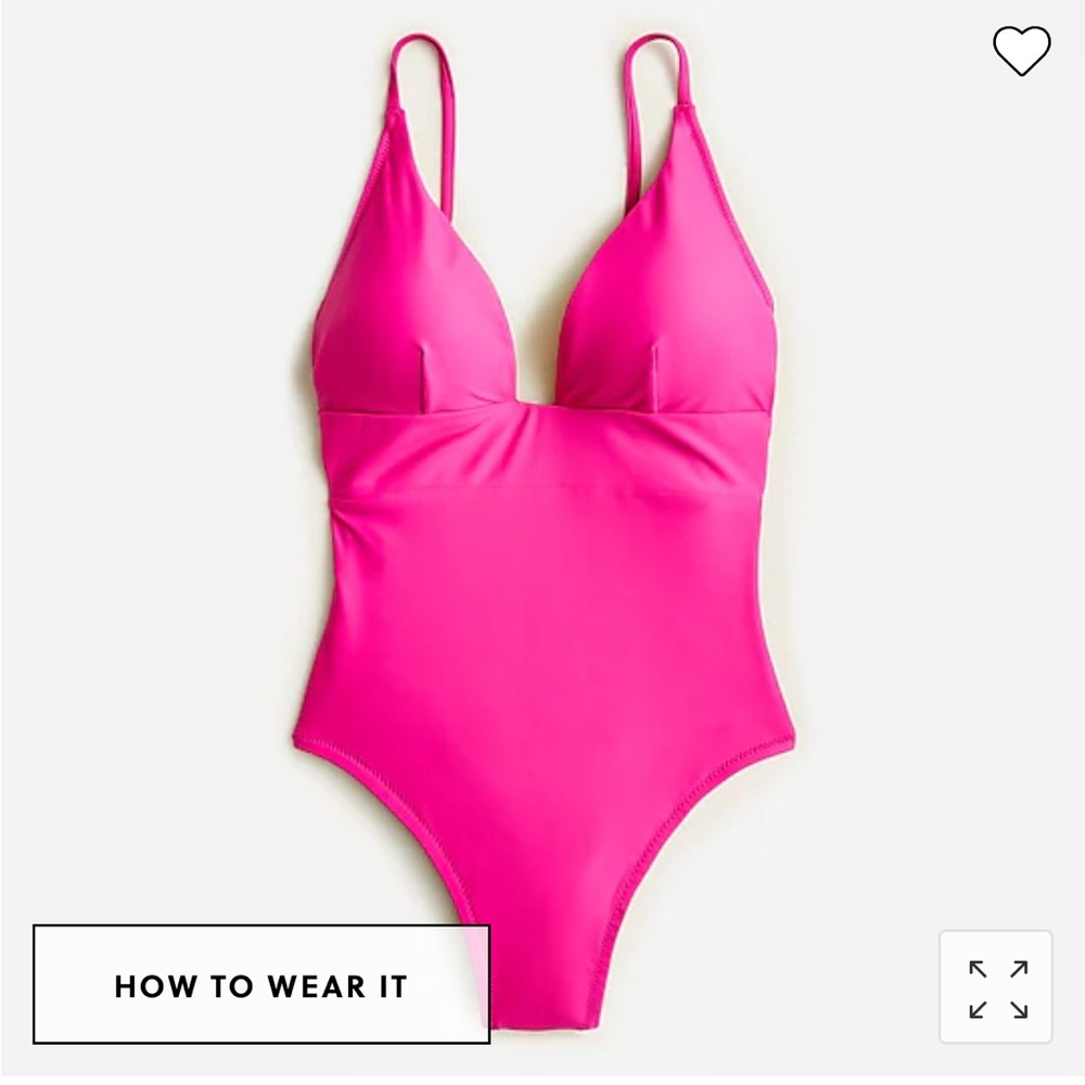 NWT J. Crew Plunge One-Piece